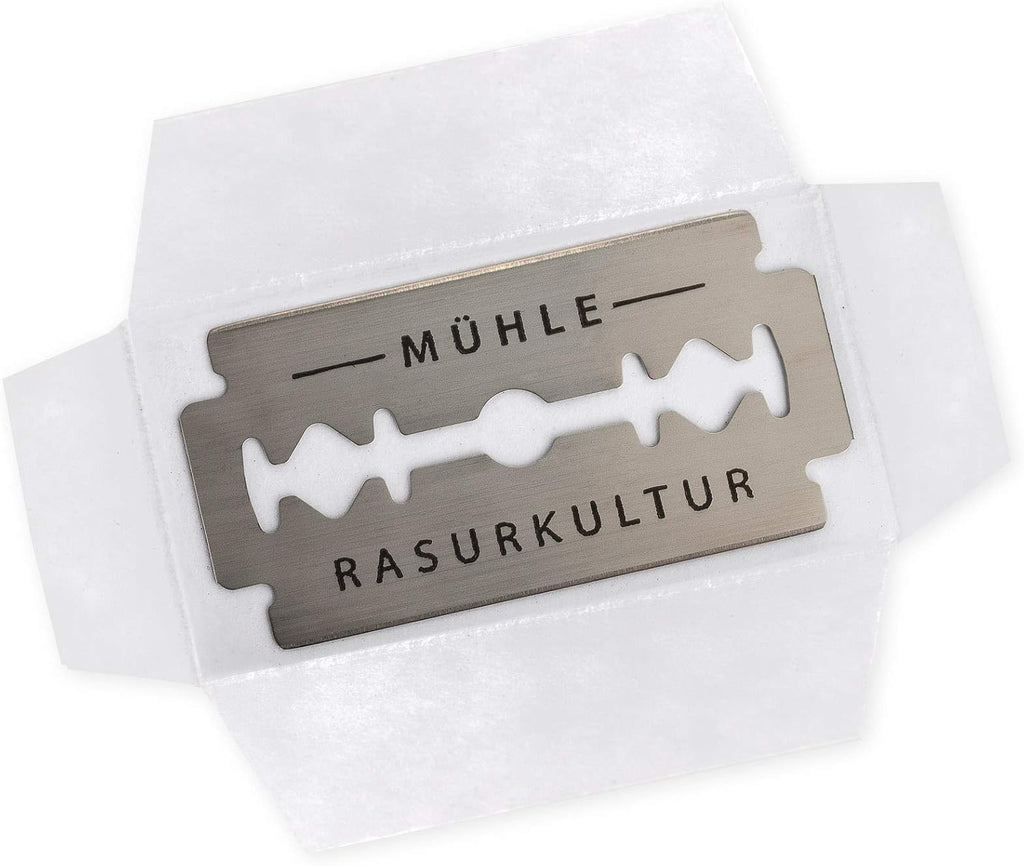 Muehle Rasierklingen 20 Stueck fuer Sicherheitsrasierer, kompatibel