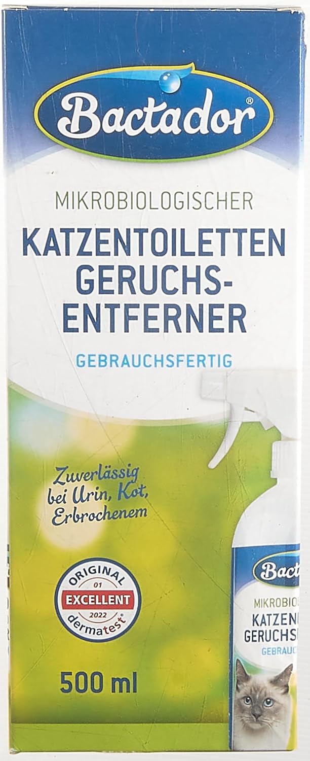 Bactador Enzymreiniger Spray Geruchsentferner fuer Nagerkaefige