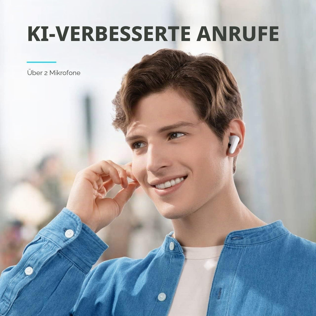 Anker Soundcore P20i Bluetooth In-Ear Kopfhoerer Schwarz, 30 Std. Akku, IPX5