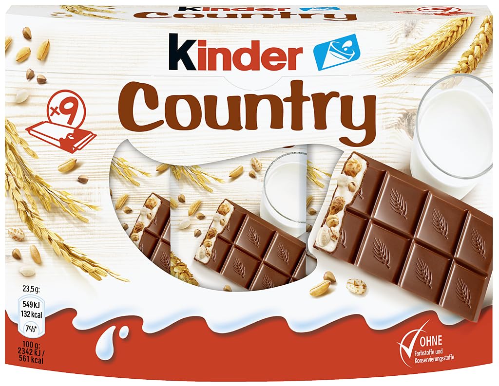 Kinder Country Riegel 9er Pack Riegel