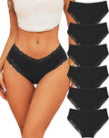 Damen Slip Brazilian atmungsaktiv Baumwolle 6er Pack S-XL