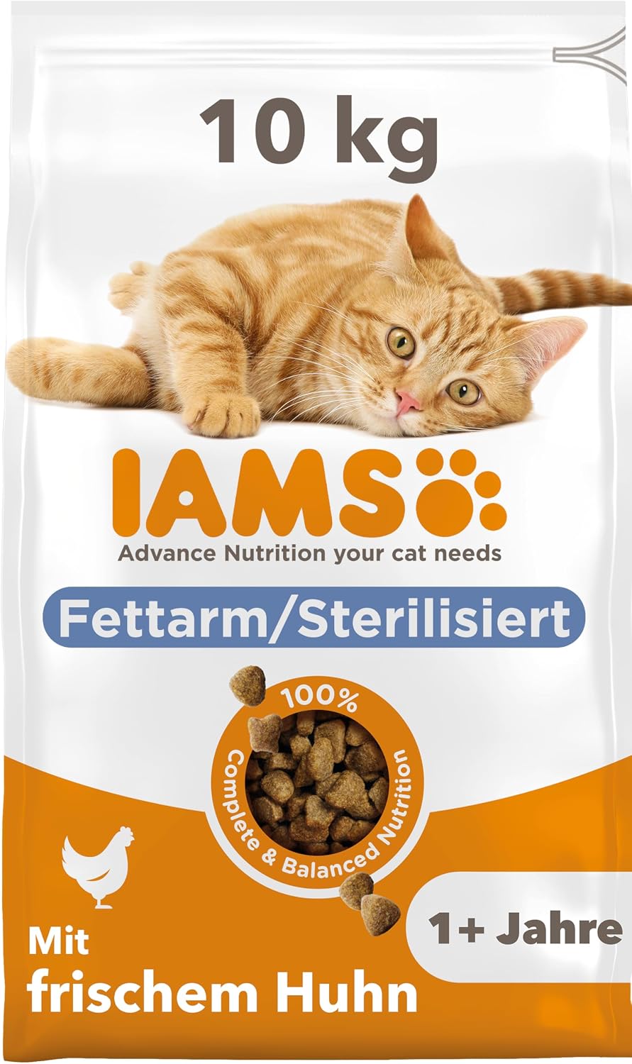 IAMS Sterilised Katzenfutter Huhn Trockenfutter ab 1 Jahr