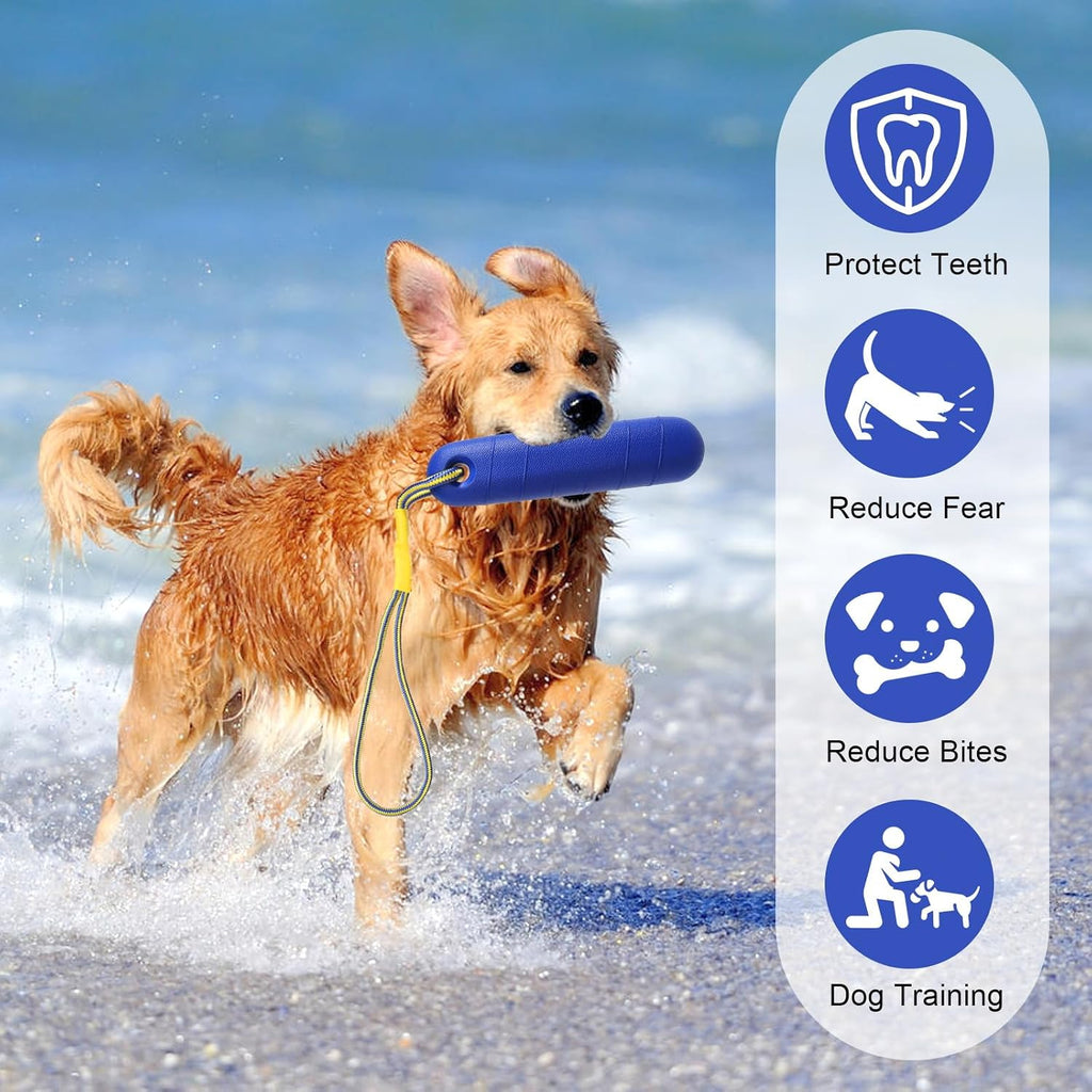 DUTIFUL Hundespielzeug Schwimmspielzeug mit Nylonseil fuer mittelgrosse und grosse