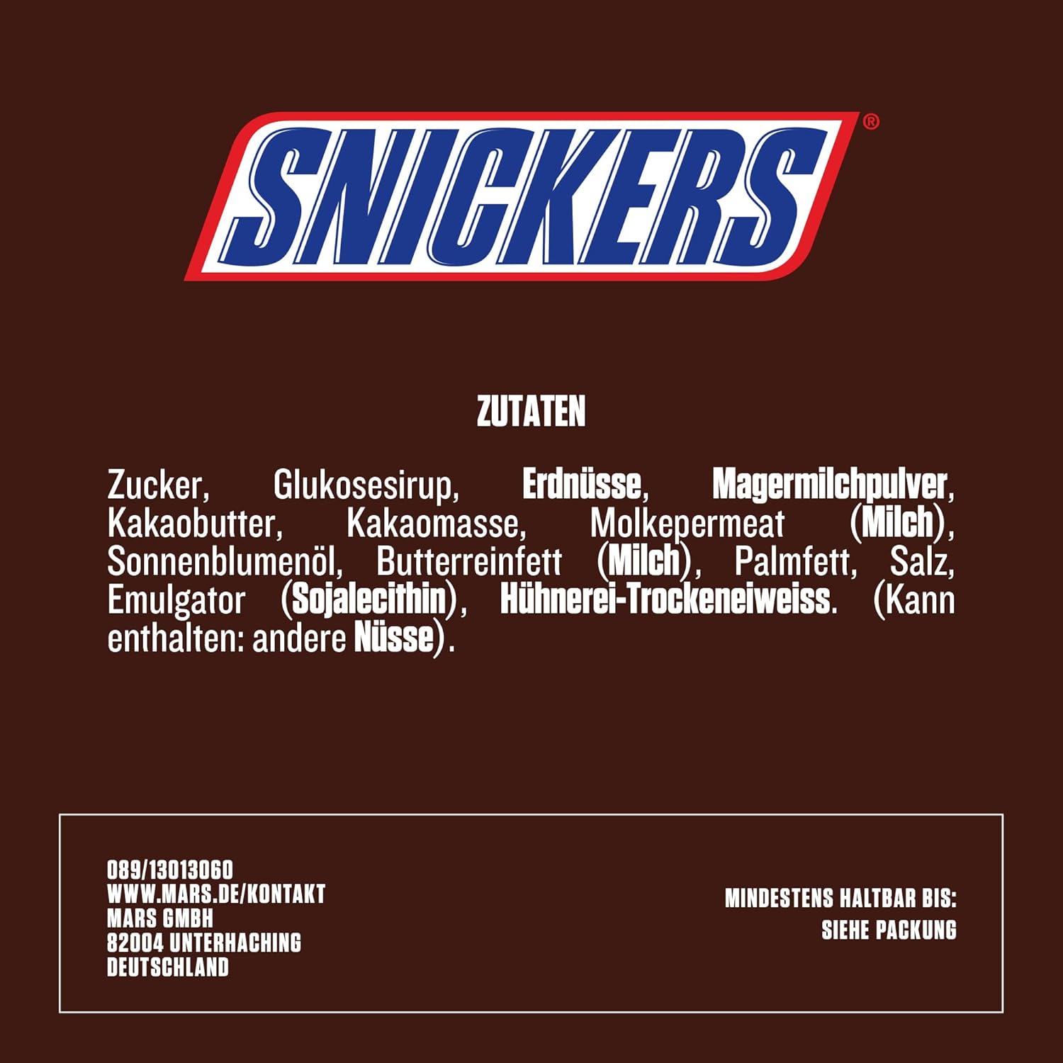 Snickers Schokoriegel Erdnuss Karamell 32er Pack verschiedene Sorten
