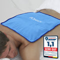 ICEHOF Kuehlkissen Gel XXL 38x28 cm wiederverwendbar Kuehlpack Kuehlkompresse