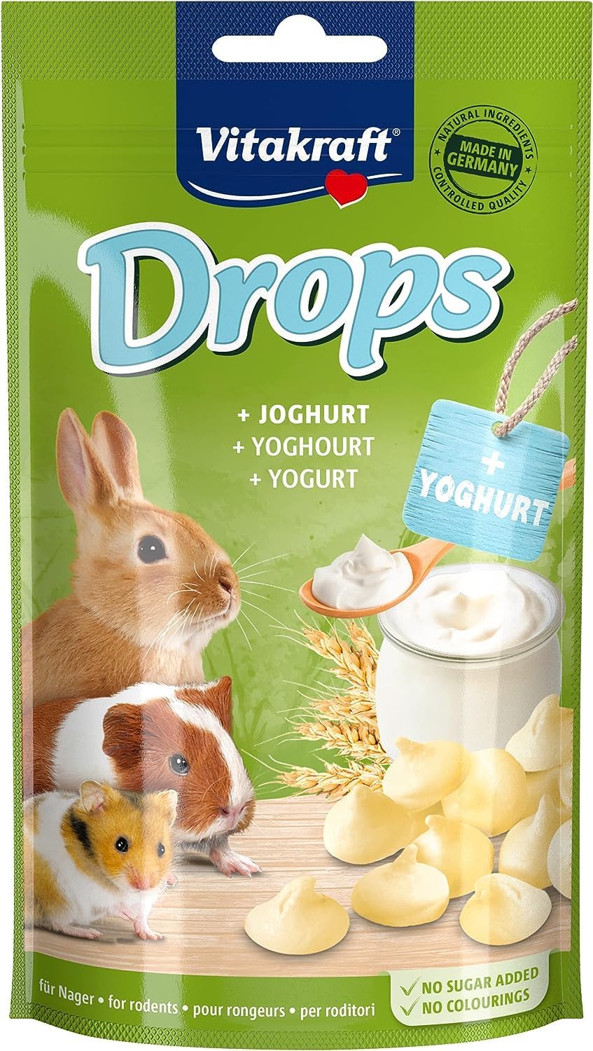 Vitakraft Drops Karotte fuer Hasen und Hamster Leckerli ohne Zucker