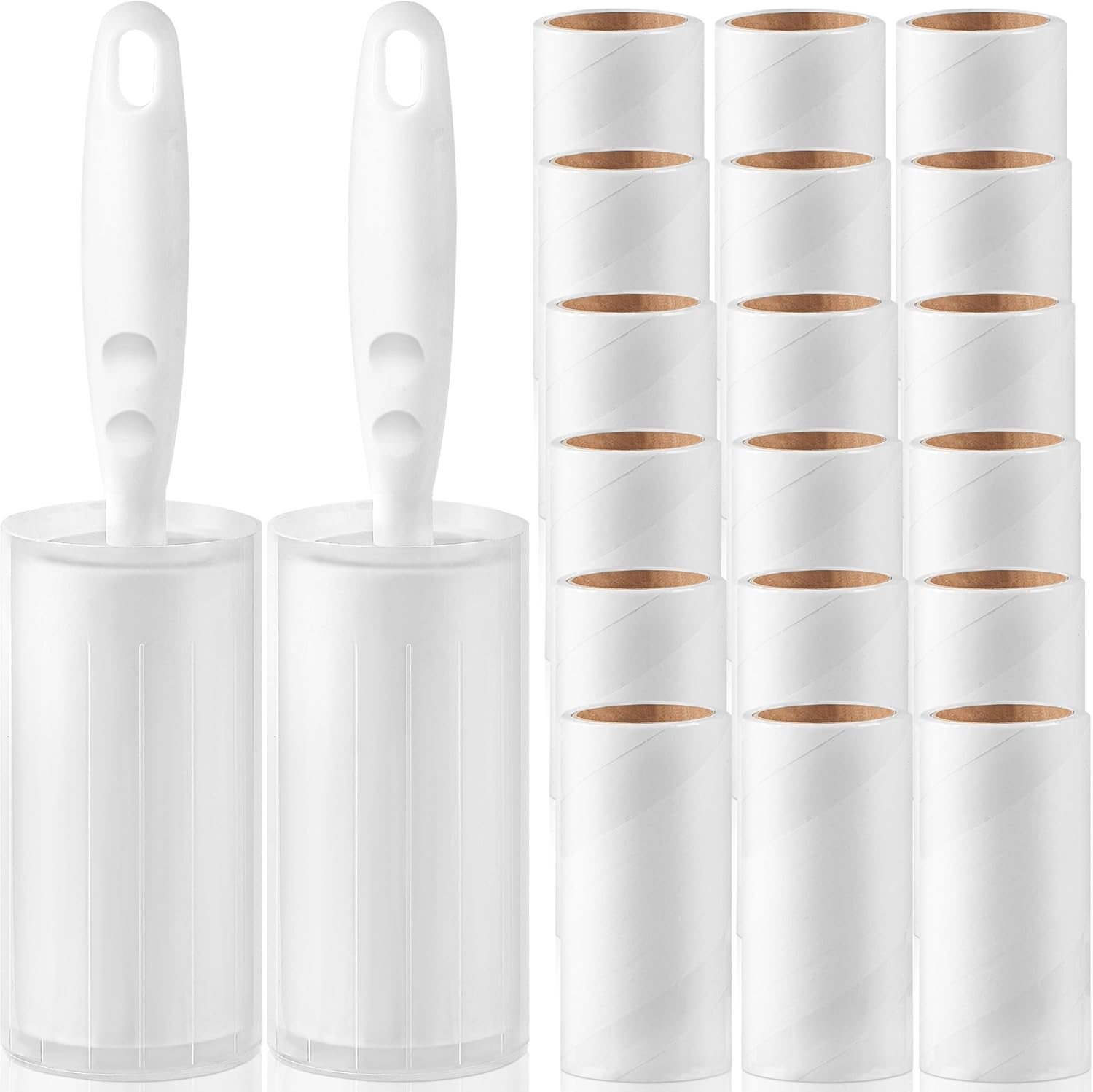 Fusselroller 20 Rollen mit 2 Abrollern und 60 Blatt pro Rolle