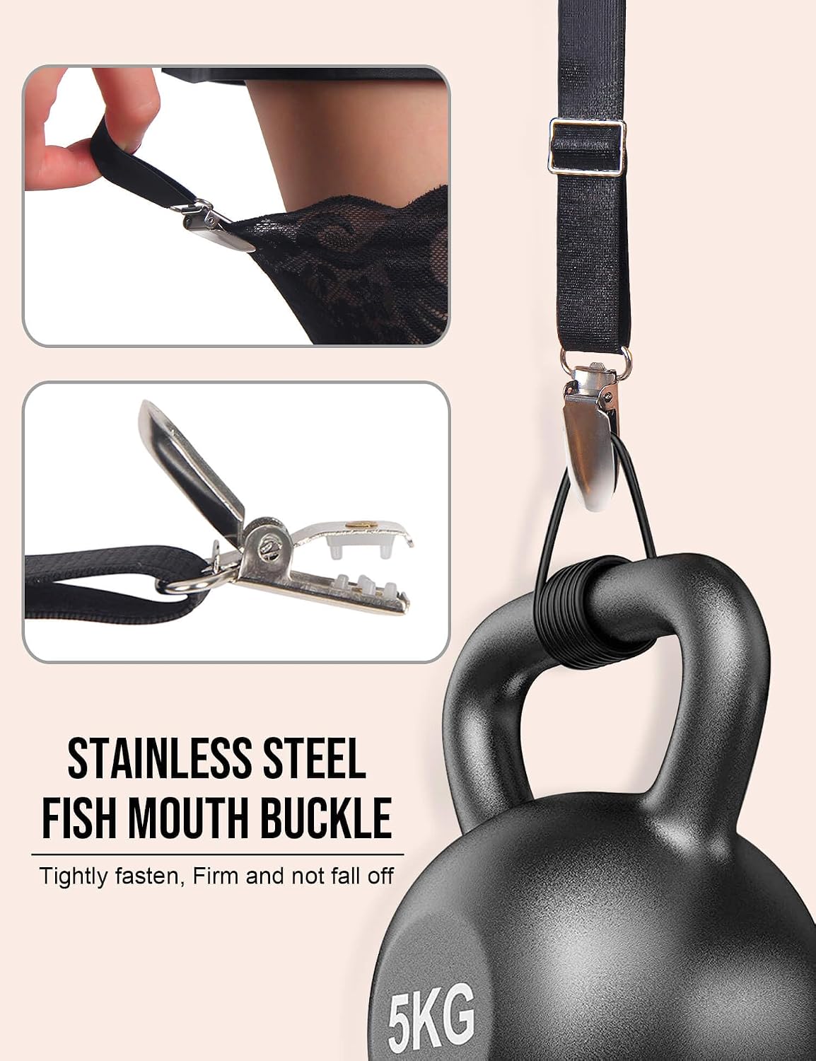 ohyeahlady Damen Strapsguertel Sexy Spitze mit 4 Halter Strumpfhalter Grosse Groesse