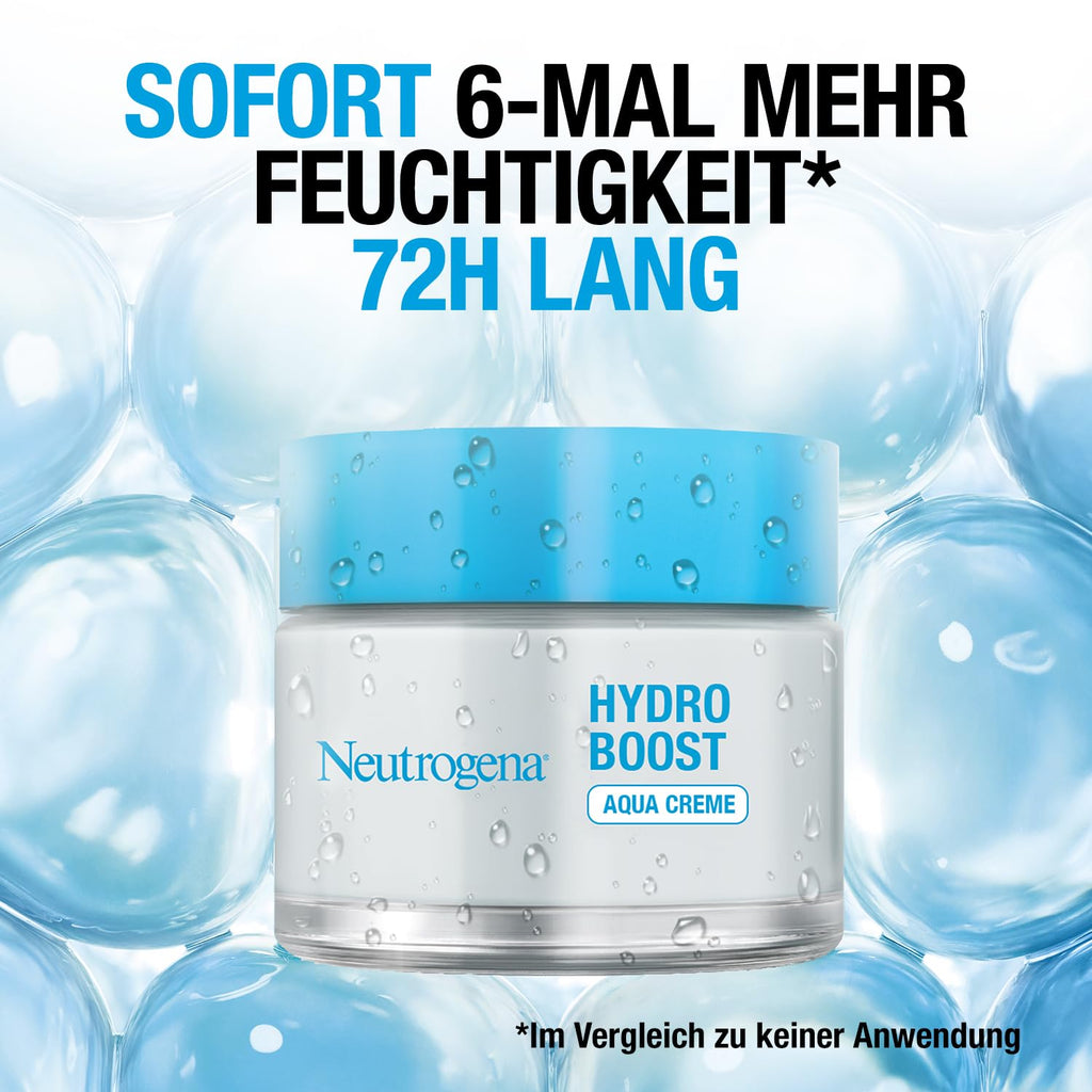 Neutrogena Hydro Boost Aqua Creme parfuemfrei mit Hyaluronsaeure