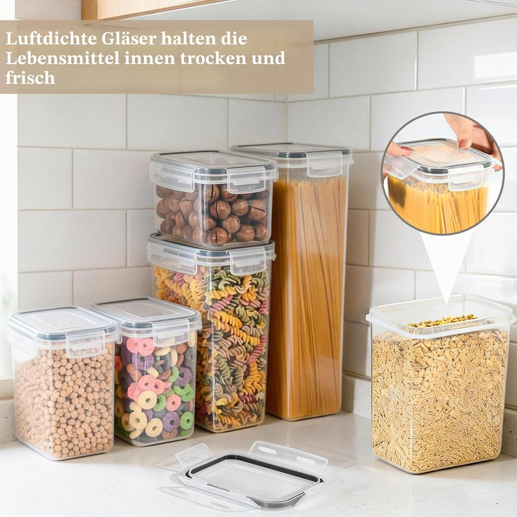 Gomaihe Vorratsdosen 25er Set luftdicht Kunststoff Aufbewahrungsdosen