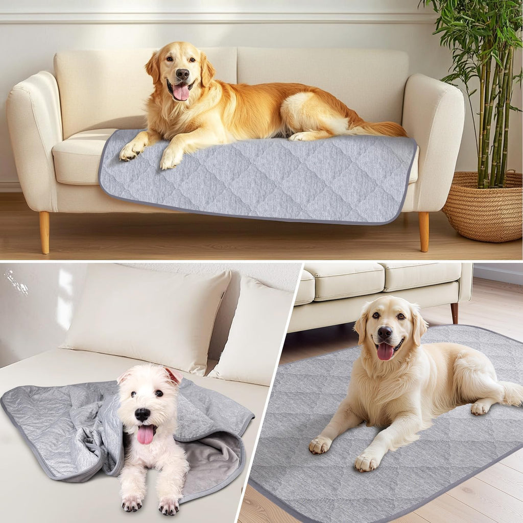 MH MYLUNE HOME Kuehlende Hundedecke 101x152 cm, ultraweich, waschbar, wendbar