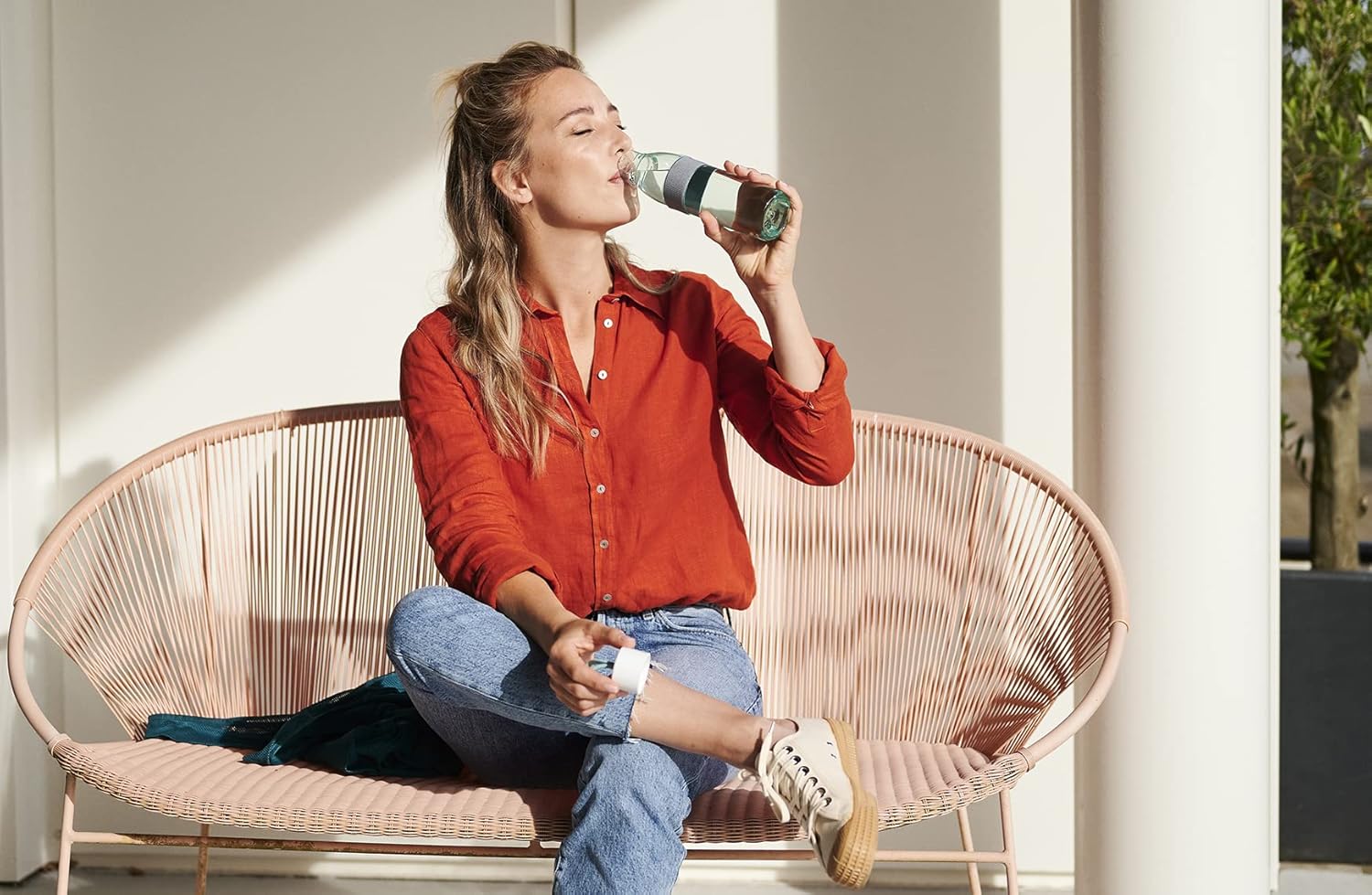 Mepal Ellipse Trinkflasche auslaufsicher BPA-frei Nordic Sage