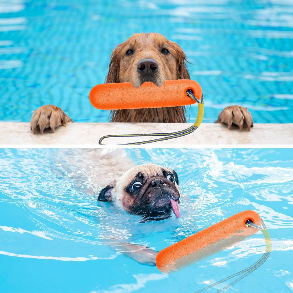 Hundespielzeug Schwimmspielzeug 22 cm mit Nylonseil Apportieren Wasserspiel