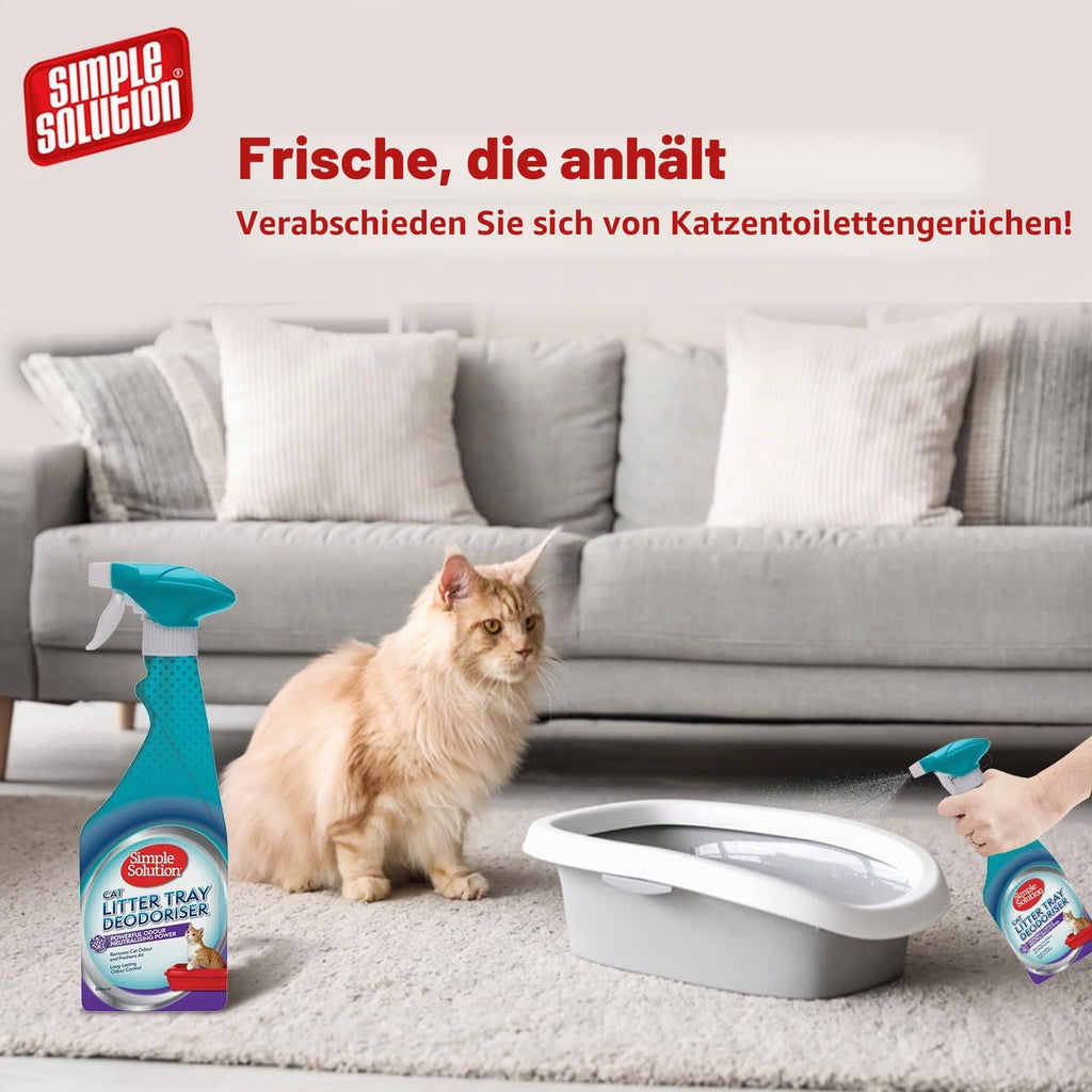 Simple Solution Geruchsentferner Katzenstreu 500 ml enzymatische Reinigung