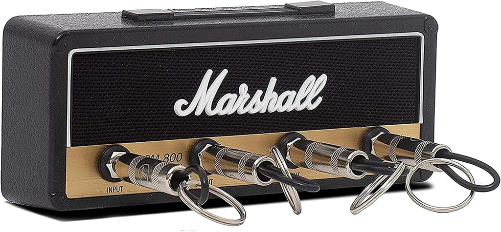 Marshall Jack Rack 2.0 Schluesselhalter Wandmontage mit 4 Gitarrensteckern Schwar