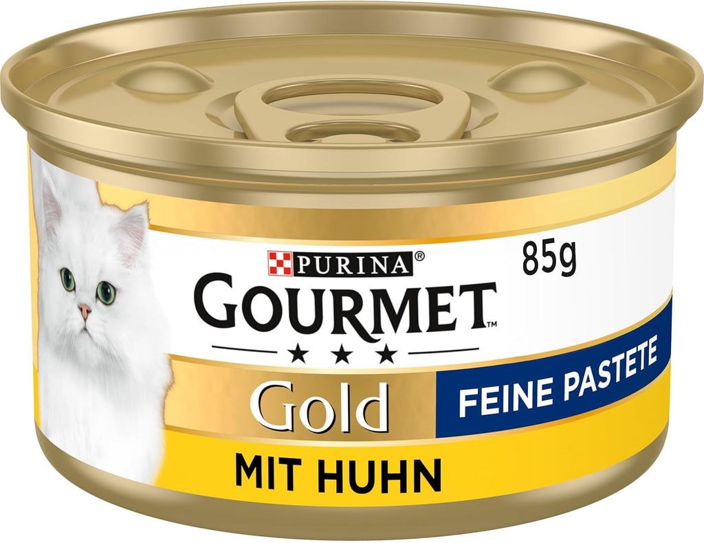 Gourmet Gold Feine Pastete Katzenfutter verschiedene Sorten 12er