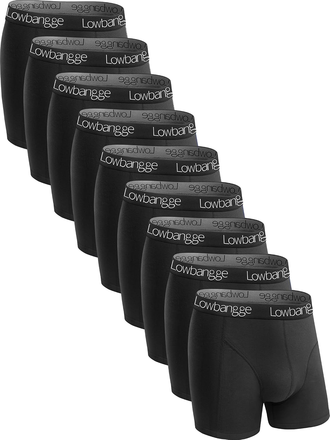 Men's Boxer Shorts, Pack of 9, Cotton Underpants, with 3D Cut, High Comfort and