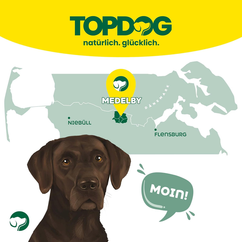 Topdog Chicken Donut Kausnacks für Hunde 10 Stück zuckerfrei zahnpflegend