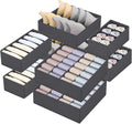 8er Set Unterwaesche Organizer Schubladenboxen faltbar fuer Socken BHs Accessoires