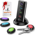 RF Schluesselfinder mit Pfeife und LED, Set mit 4 Empfaengern