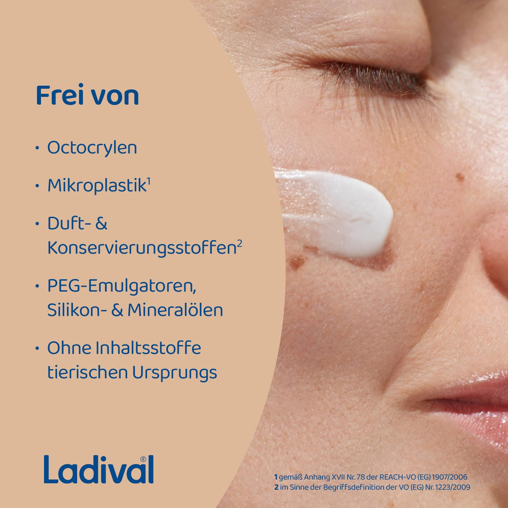 LADIVAL Anti-Pigmentflecken Sonnencreme Gesicht LSF 50 ml mit Niacinamid