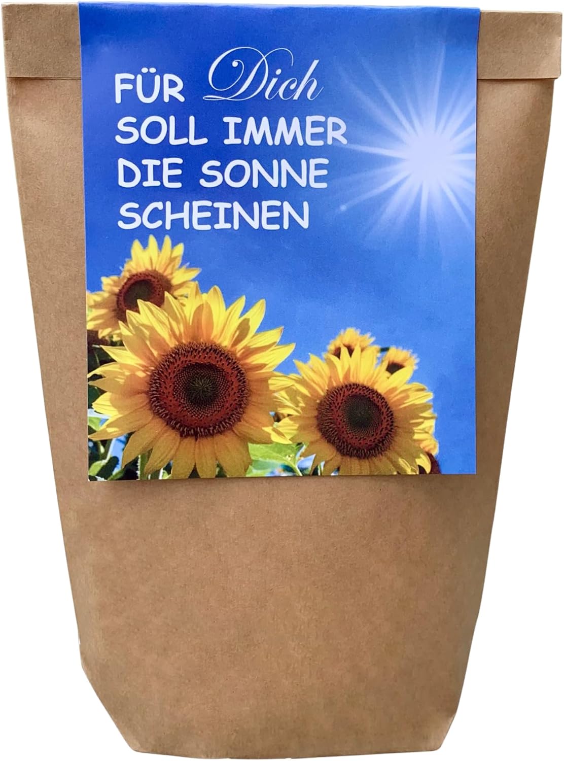 Sonnenblumen Anzuchtset Pflanzset Geschenk fuer Frauen mit Zubehoer