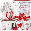 Gipsme Handabdruck Set fuer Paare Geschenk Valentinstag Hochzeitstag