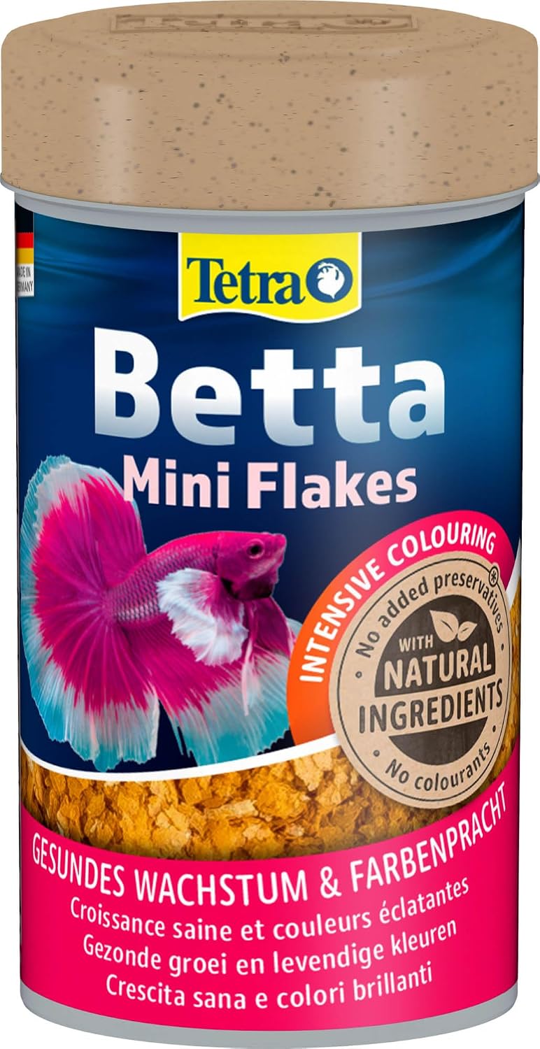 Tetra Betta Flakes Fischfutter Flocken für Kampffische Labyrinthfische 100 ml