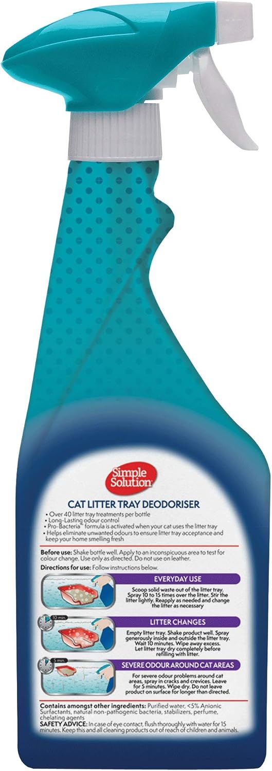 Simple Solution Geruchsentferner Katzenstreu 500 ml enzymatische Reinigung