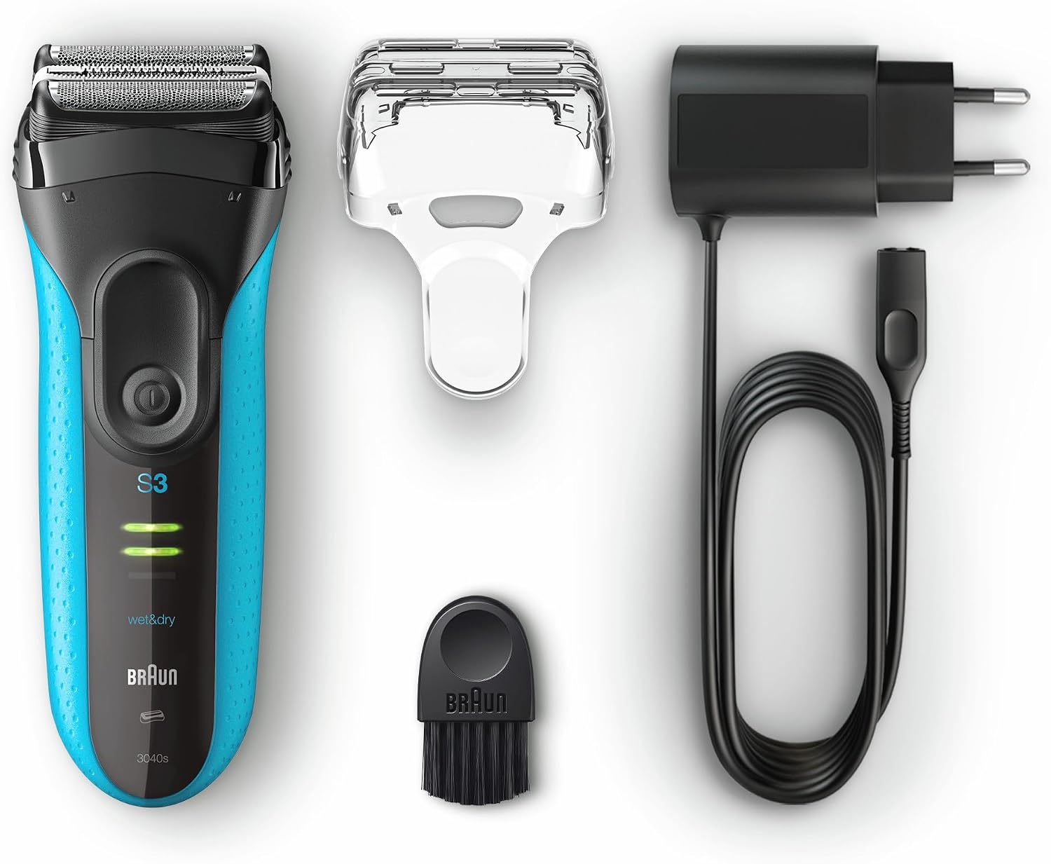 Braun Series 3 Rasierer 3040s elektrisch fuer nass und trockenbetrieb Herren