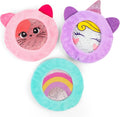 LotFancy Gel Kuehlakkus fuer Kinder 3er Set mit Stoffhuelle Kalt/Warm