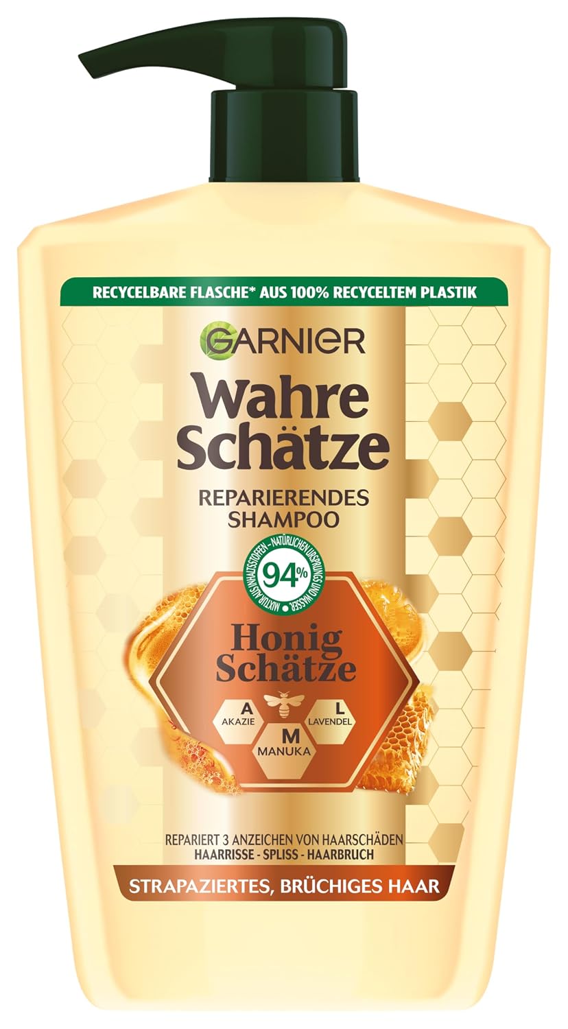 Garnier Wahre Schaetze Shampoo Honig Schaetze fuer strapaziertes Haar
