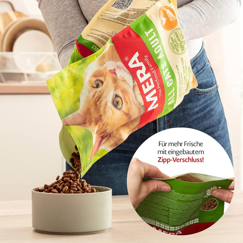 MERA Cats Nature Huhn Senior Nassfutter 12x85g fuer aeltere Katzen versch