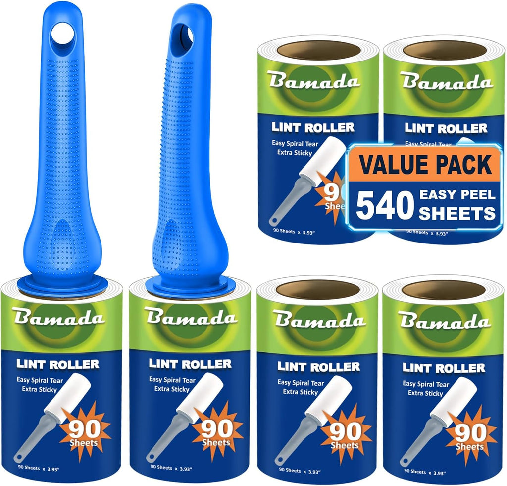 Fusselroller Tierhaare 540 Blatt extra klebend tragbar Kleidung Entferner Gruen