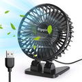 Mini USB Tischventilator 3 Geschwindigkeiten tragbarer Luefter schwarz