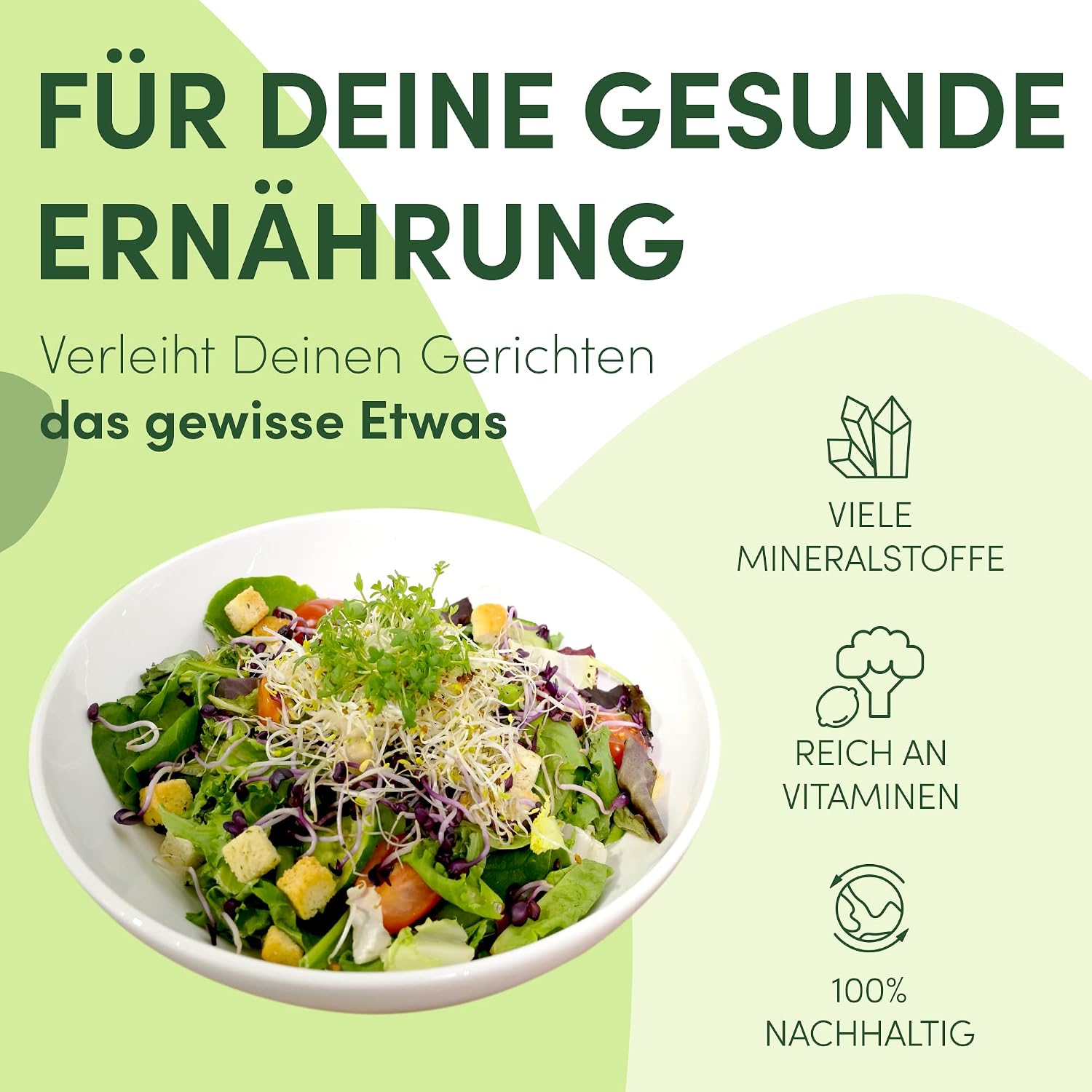 Bio Sprossensamen Set Microgreens Keimsamen Starterset Anzucht