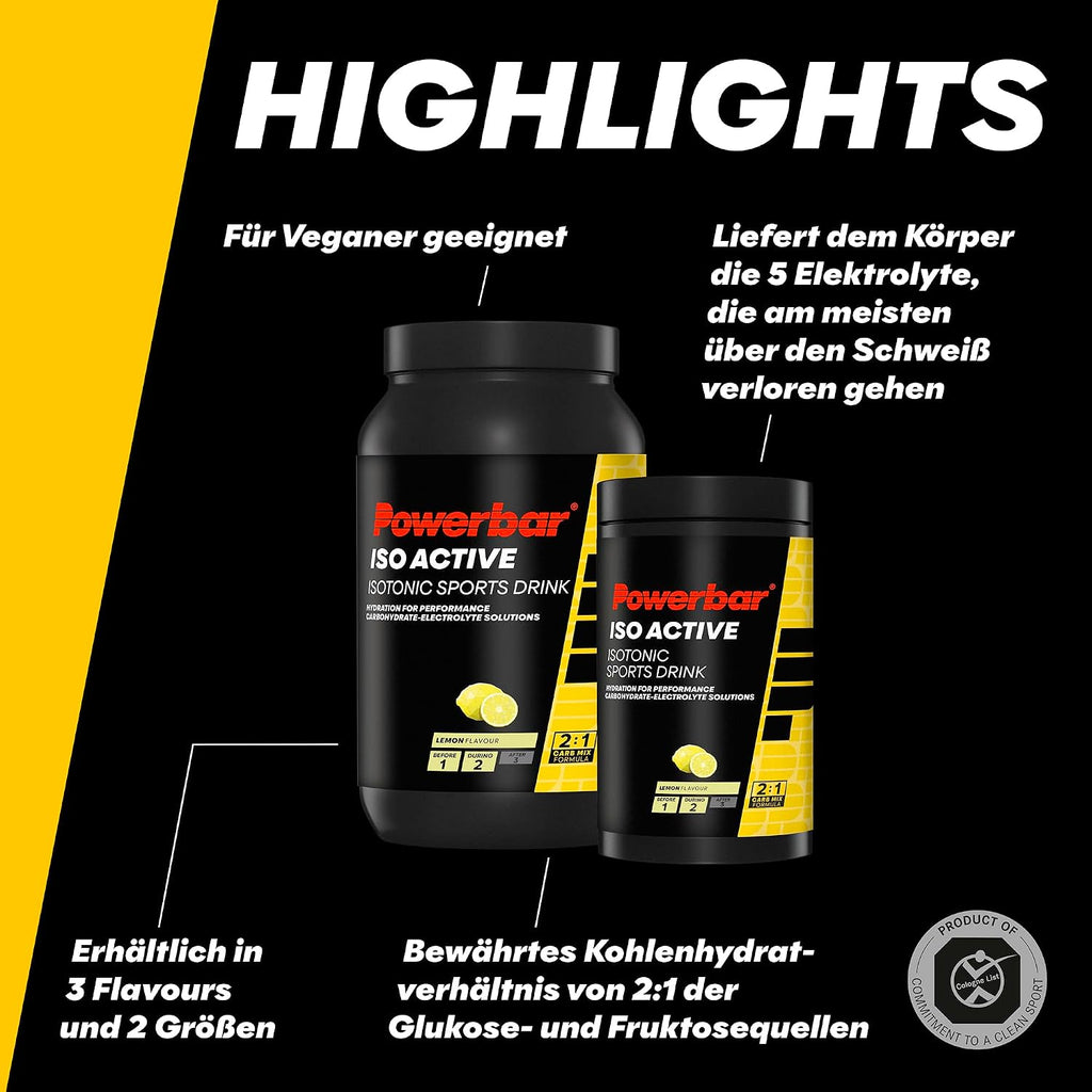 Isoactive Red Fruit Isotonisches Sportgetraenk mit 5 Elektrolyten verschie