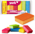 York Prestige Spuelschwamm 7er Set 10×7×3 cm Kuechenschwamm Topfreiniger