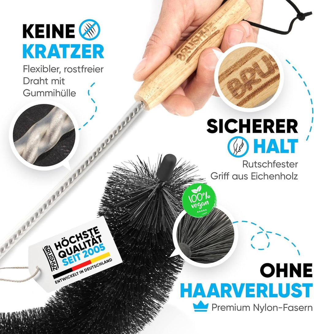 Heizkoerperbuerste flexibel 80cm-117cm Reinigungsbuerste Teleskopheizkoerper