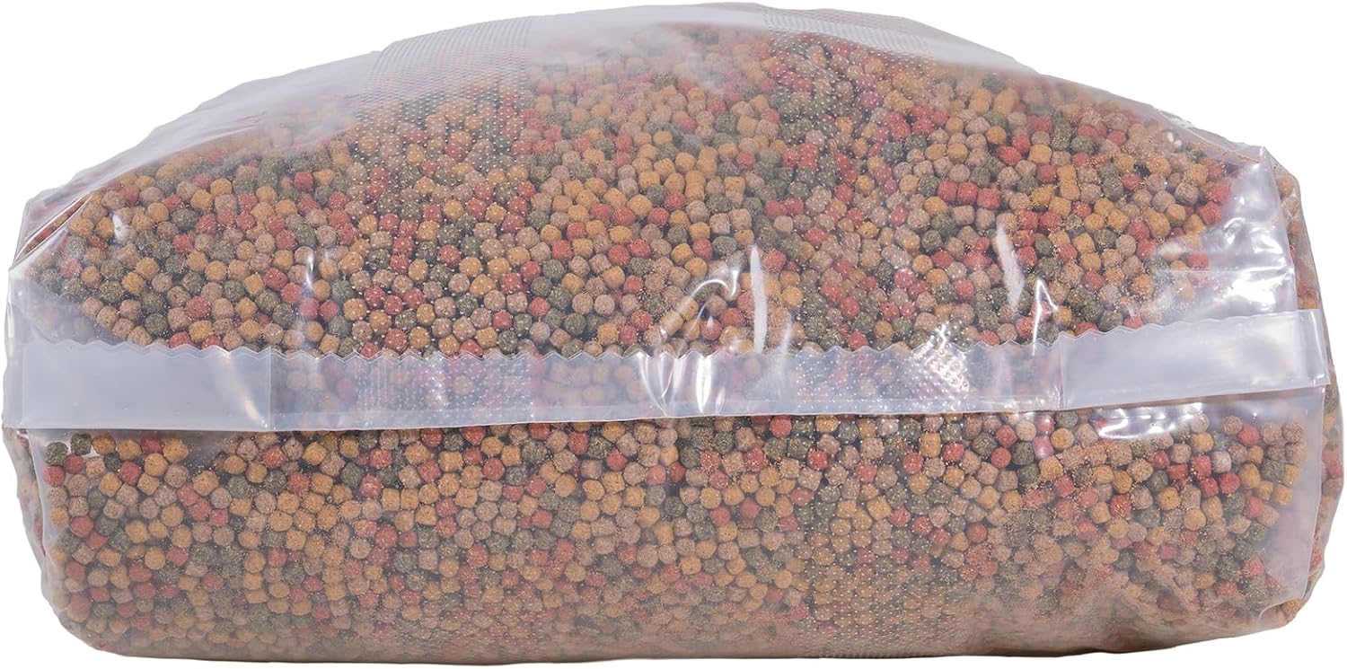 AquaForte Schwimmfutter 15 kg 6 mm mittelgrosses Granulat fuer Zierfische