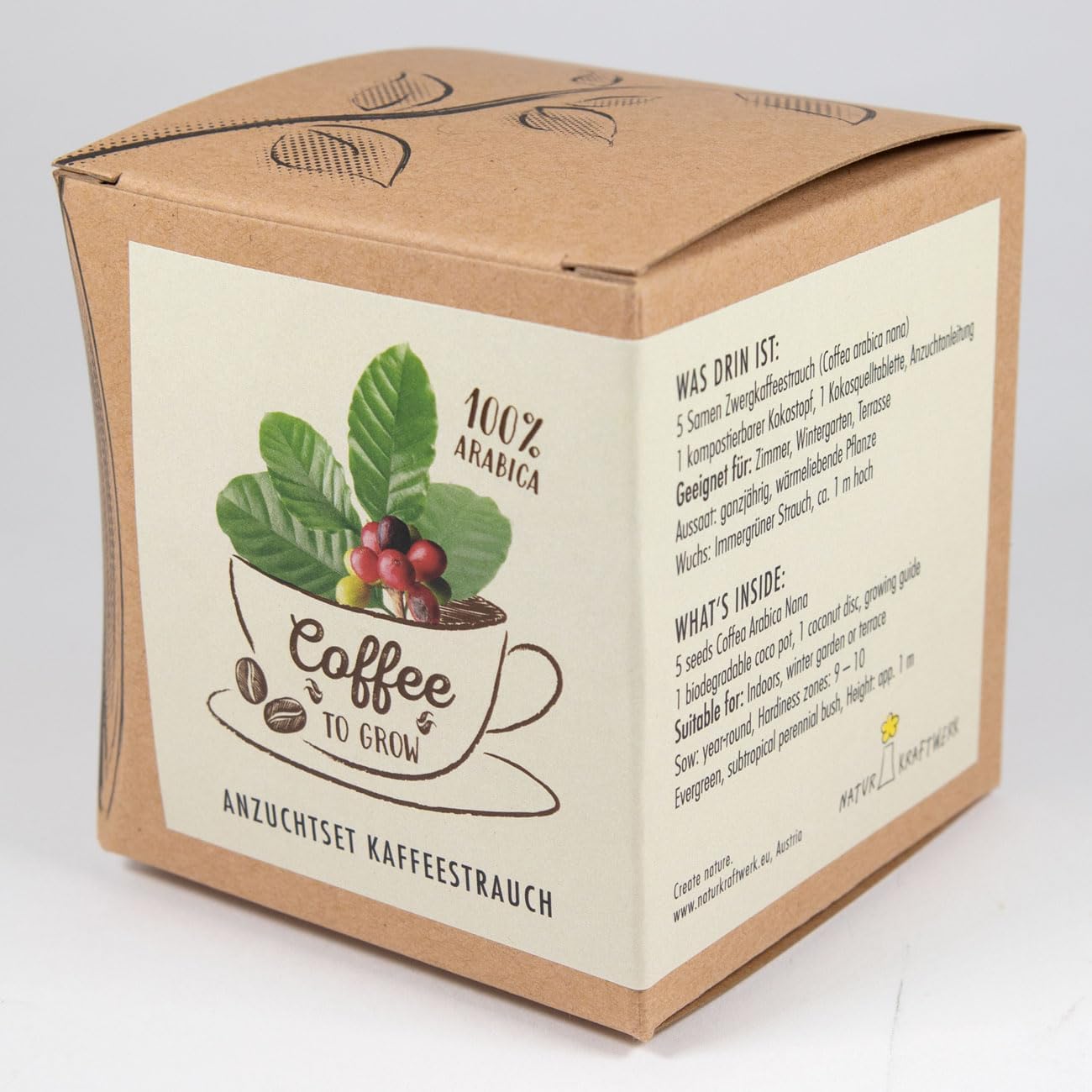 Coffee To Grow Kaffeestrauch Anzuchtset Pflanzset Geschenk
