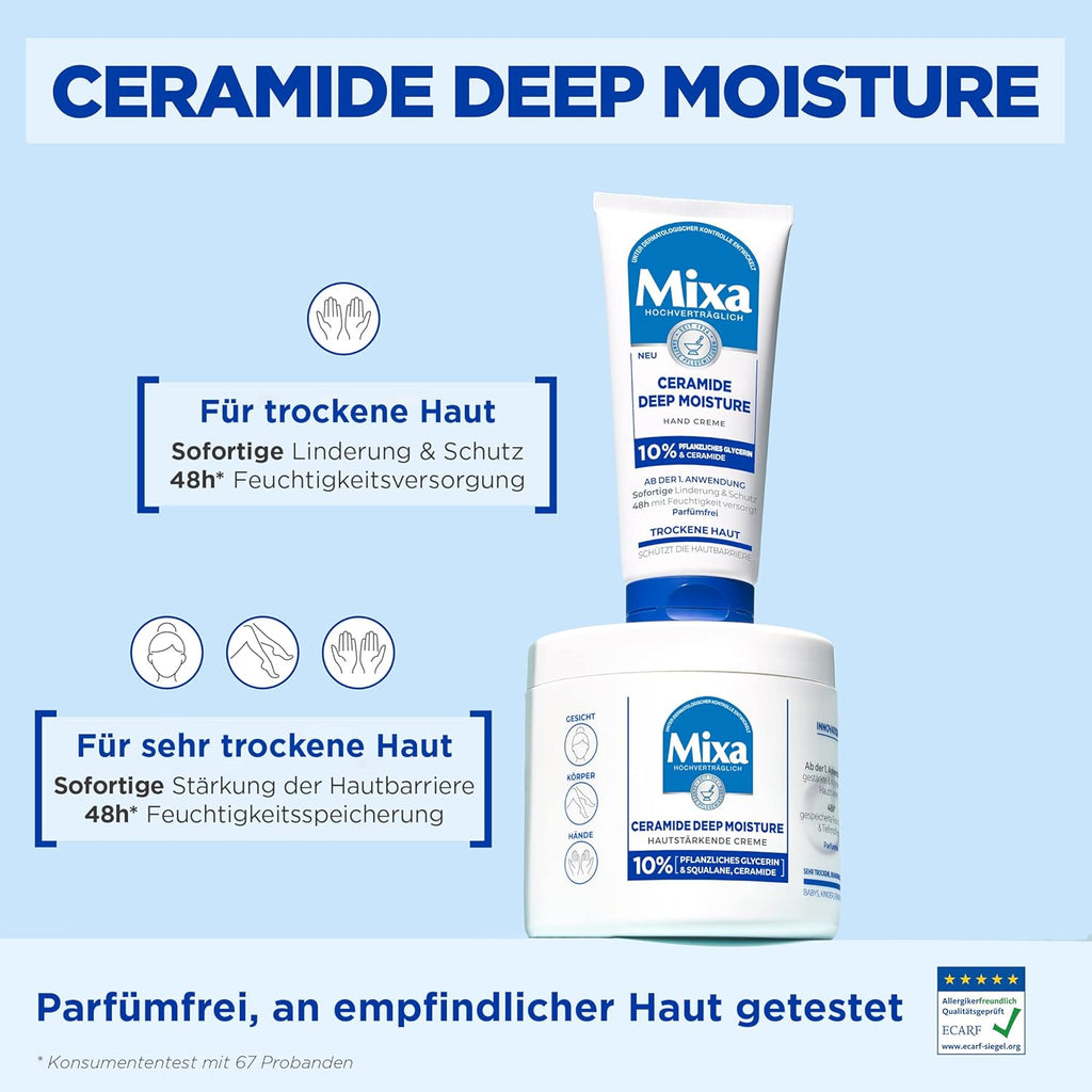 Mixa Ceramide Protect Koerpercreme fuer sehr trockene Haut