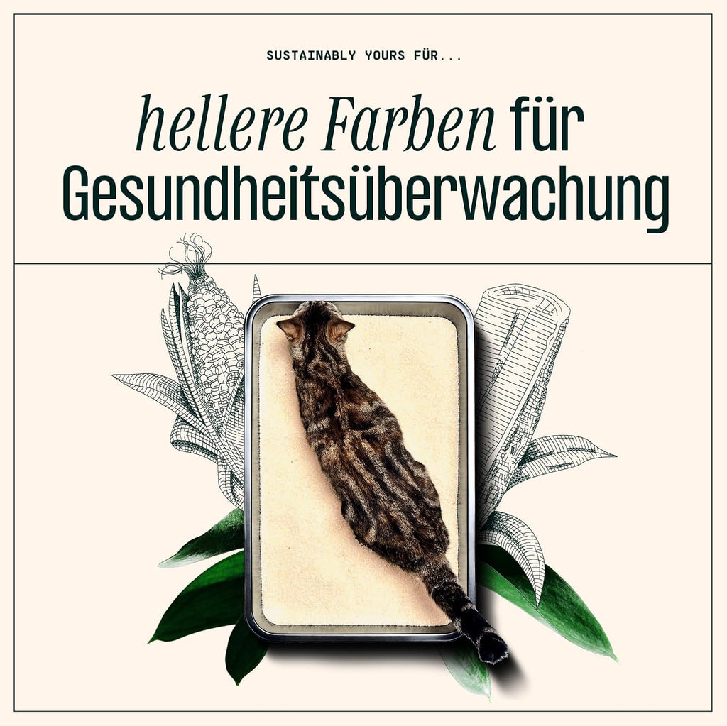 Sustainably Yours Katzenstreu verschiedene Sorten mit Mischkornformel