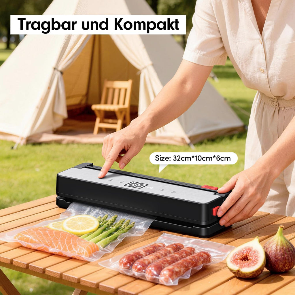 Vakuumiergeraet 4 Modi Touch-Bedienung inkl. 15 Beutel