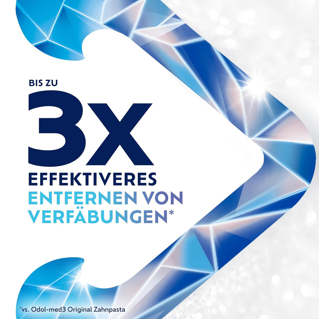 Odol‑Med3 White Renew Zahnpasta 4 x 75 ml gegen Verfaerbungen