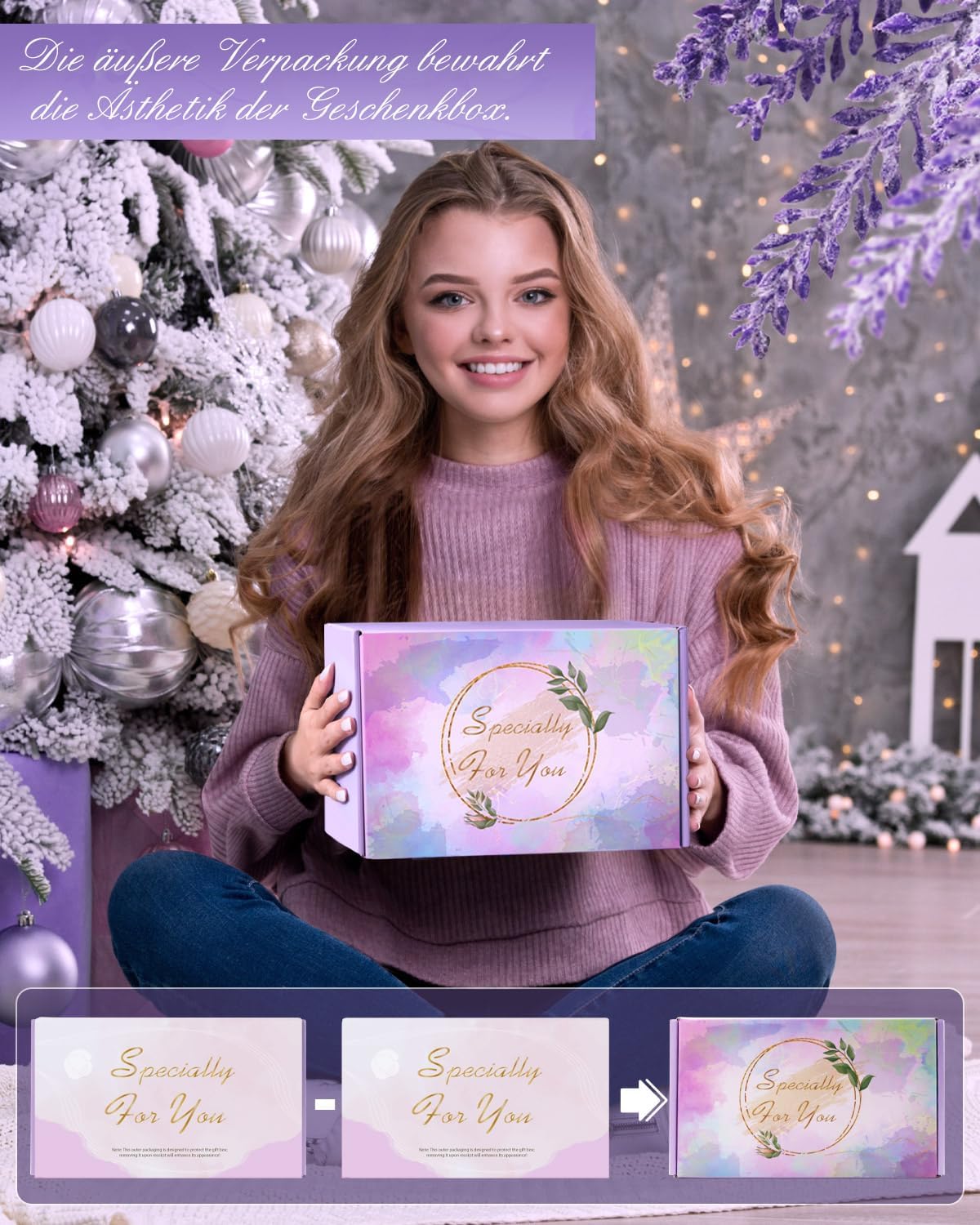LIVEHITOP Geschenkset fuer Frauen - Geschenkbox Geburtstag Freundin Mama Schweste