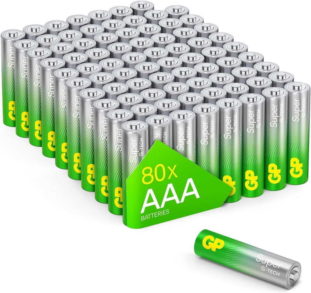 G-TECH AAA Batterien 1,5 V Alkaline 40er Pack