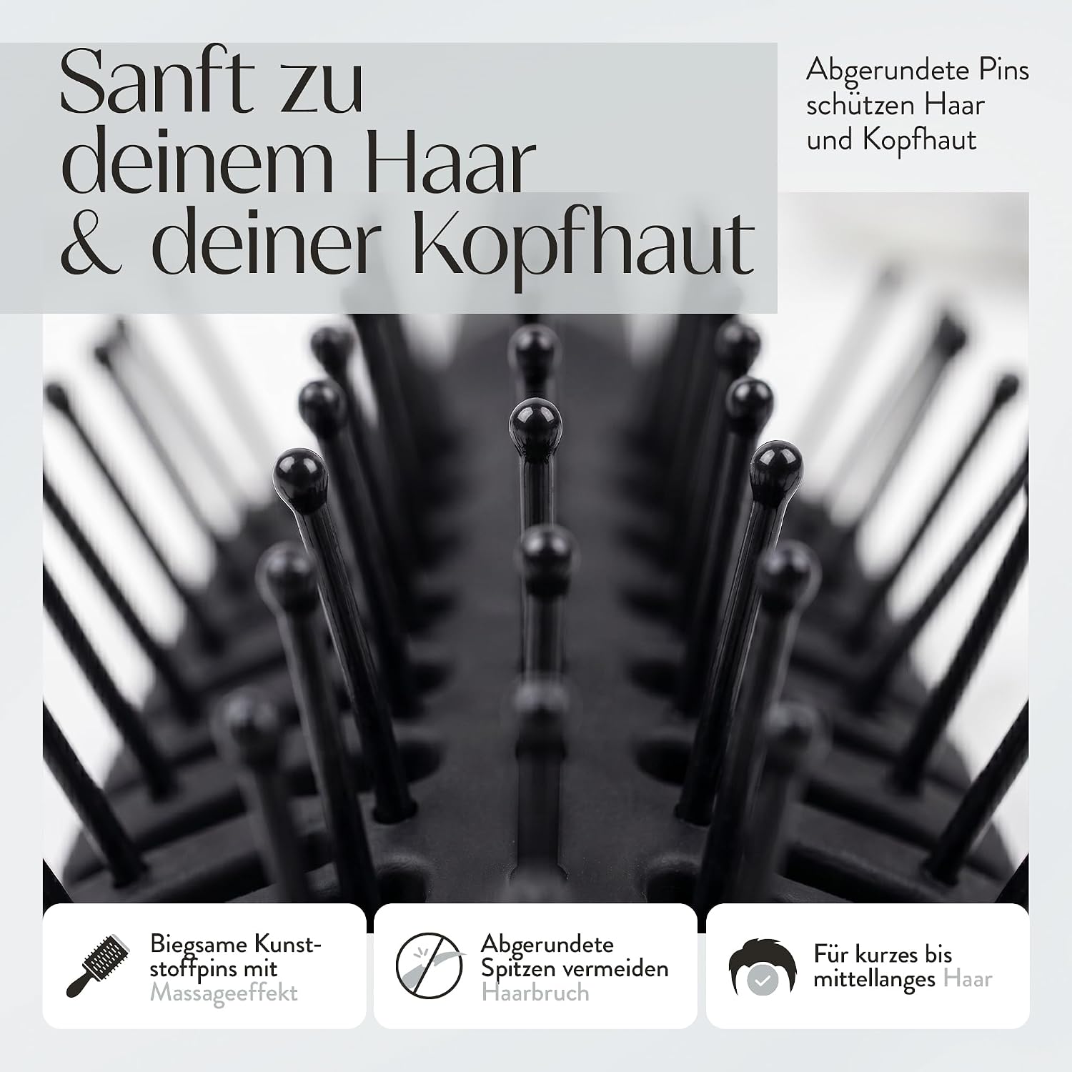 PARSA Men Profi Foehnbuerste antistatisch fuer alle Haartypen