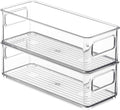 Kuehlschrank Organizer 2er Set Vorratsbox mit Griff Fridge Organizer