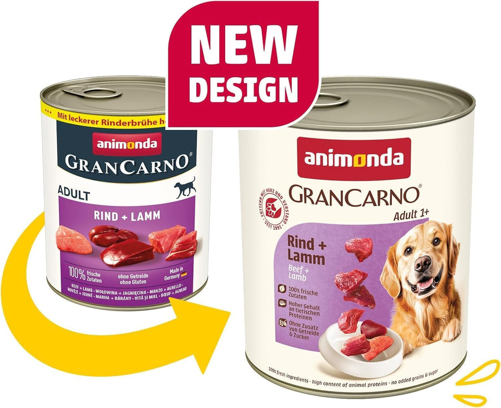 Animonda GranCarno Hundenassfutter Rind Lamm getreidefrei verschiedene